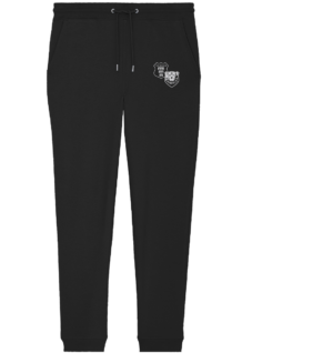 Organic Jogger Pants (Stick) – Logo in Weiß