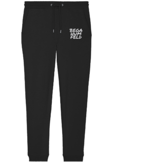 Organic Jogger Pants (Stick) – BegaHumfeld Schriftzug in Weiß